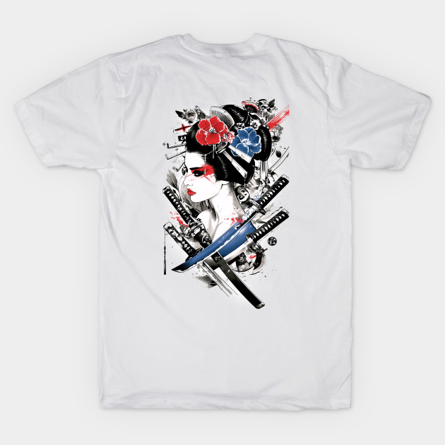 Geishas and Bushido, Eastern Culture Graphic T-shirt 13 by ToddT